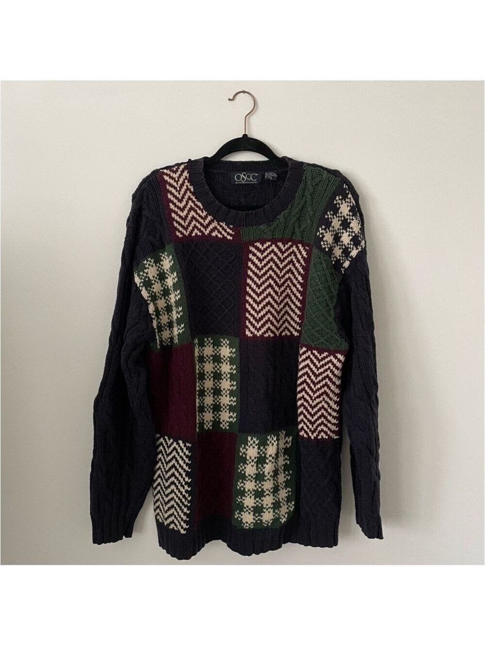 Harold’s OSCC Patchwork Knit Sweater
